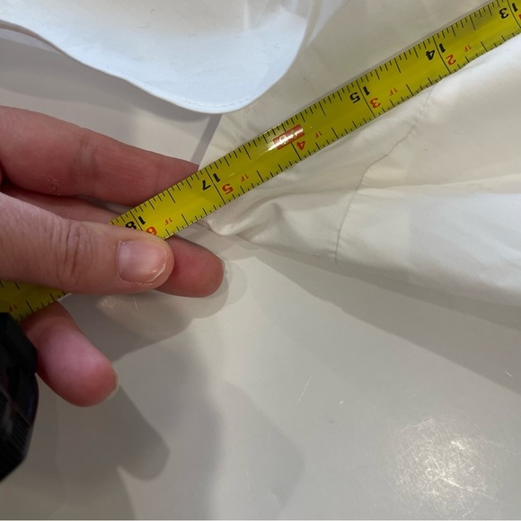 A New Day Mini Dress White Ruffle Multi Tiered Flutter Short Sleeve - Picture 14 of 17